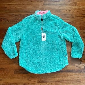 Simply Southern Teal Sherpa- XXL